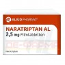 NARATRIPTAN AL 2,5 mg Filmtabletten 6 St | НАРАТРИПТАН таблетки вкриті оболонкою 6 шт | ALIUD PHARMA | Наратриптан