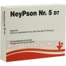 NEYPSON Nr.5 D 7 Ampullen 5x2 ml | НЕЙПСОН ампули 5x2 мл | VITORGAN