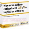 NOVAMINSULFON-ratiopharm 2,5 g/5 ml Inj.-Lsg.Amp. 5 St | НОВАМІНСУЛЬФОН ампули 5 шт | RATIOPHARM | Метамізол натрію