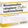 NOVAMINSULFON-ratiopharm 2,5 g/5 ml Inj.-Lsg.Amp. 10 St | НОВАМИНСУЛЬФОН ампулы 10 шт | RATIOPHARM | Метамизол натрия