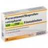 PARACETAMOL/Ibuprofen-ratiopharm 500 mg/200 mg FTA 20 St | ПАРАЦЕТАМОЛ таблетки вкриті оболонкою 20 шт | RATIOPHARM | Парацетамол у комбінації