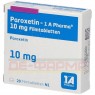 PAROXETIN-1A Pharma 10 mg Filmtabletten 20 St | ПАРОКСЕТИН таблетки вкриті оболонкою 20 шт | 1 A PHARMA | Пароксетин
