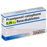 PRAMIPEXOL-ratiopharm 0,26 mg Retardtabletten 10 St | ПРАМИПЕКСОЛ таблетки с замедленным высвобождением 10 шт | RATIOPHARM | Прамипексол