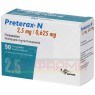 PRETERAX N 2,5 mg/0,625 mg Filmtabletten 90 St | ПРЕТЕРАКС таблетки вкриті оболонкою 90 шт | ACA MÜLLER/ADAG PHARMA | Периндоприл, індапамід