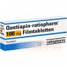 QUETIAPIN-ratiopharm 100 mg Filmtabletten 20 St | КВЕТІАПІН таблетки вкриті оболонкою 20 шт | RATIOPHARM | Кветіапін