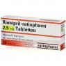 RAMIPRIL-ratiopharm 2,5 mg Tabletten 20 St | РАМИПРИЛ таблетки 20 шт | RATIOPHARM | Рамиприл