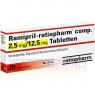 RAMIPRIL-ratiopharm comp.2,5 mg/12,5 mg Tabletten 20 St | РАМІПРИЛ таблетки 20 шт | RATIOPHARM | Раміприл, гідрохлоротіазид