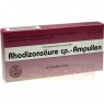 RHODIZONSÄURE cp.Ampullen Injektionslösung 10x2 ml | РОДИЗОНСАУР раствор для инъекций 10x2 мл | ADJUPHARM