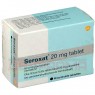 SEROXAT 20 mg Filmtabletten 100 St | СЕРОКСАТ таблетки вкриті оболонкою 100 шт | KOHLPHARMA | Пароксетин