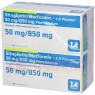 SITAGLIPTIN/Metformin-1A Pharma 50 mg/850 mg FTA 196 St | СИТАГЛІПТИН таблетки вкриті оболонкою 196 шт | 1 A PHARMA | Метформін, ситагліптин