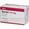 SORTIS 10 mg Filmtabletten 100 St | СОРТІС таблетки вкриті оболонкою 100 шт | ORIFARM | Аторвастатин