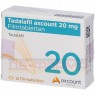 TADALAFIL axcount 20 mg Filmtabletten 56 St | ТАДАЛАФІЛ таблетки вкриті оболонкою 56 шт | AXCOUNT GENERIKA | Тадалафіл