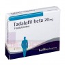 TADALAFIL beta 20 mg Filmtabletten 4 St | ТАДАЛАФІЛ таблетки вкриті оболонкою 4 шт | BETAPHARM | Тадалафіл