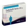 TADALAFIL beta 20 mg Filmtabletten 8 St | ТАДАЛАФІЛ таблетки вкриті оболонкою 8 шт | BETAPHARM | Тадалафіл