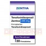 TENOFOVIRDISOPROXIL Zentiva 245 mg Filmtabletten 30 St | ТЕНОФОВИРДИЗОПРОКСИЛ таблетки покрытые оболочкой 30 шт | ZENTIVA PHARMA | Тенофовир дизопроксил