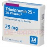 TRIMIPRAMIN 25-1A Pharma Tabletten 100 St | ТРИМІПРАМІН таблетки 100 шт | 1 A PHARMA | Триміпрамін