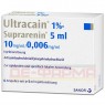 ULTRACAIN 1% Suprarenin 5 ml Ampullen 6x5 ml | УЛЬТРАКАЇН розчин для ін'єкцій 6x5 мл | SEPTODONT | Артикаїн у комбінації