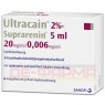 ULTRACAIN 2% Suprarenin 5 ml Inj.-Lösung i.e.Amp. 6x5 ml | УЛЬТРАКАИН раствор для инъекций 6x5 мл | SEPTODONT | Артикаин в комбинации