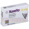 XARELTO 15 mg Filmtabletten 42 St | КСАРЕЛТО таблетки покрытые оболочкой 42 шт | ORIFARM | Ривароксабан