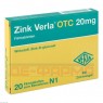 ZINK VERLA OTC 20 mg Filmtabletten 20 St | ЦИНК ВЕРЛА таблетки вкриті оболонкою 20 шт | VERLA-PHARM | Цинку глюконат