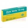 ZINK VERLA 10 mg Filmtabletten 20 St | ЦИНК ВЕРЛА таблетки вкриті оболонкою 20 шт | VERLA-PHARM | Цинку глюконат